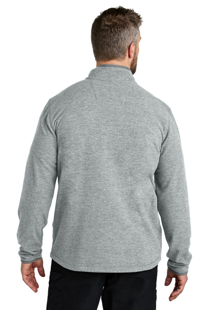 HthrGrey Carhartt Textured Full-Zip Fleece Jacket CT106416