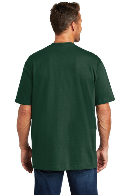 Hunter Green Carhartt Workwear Pocket Short Sleeve T-Shirt. CTK87