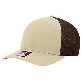 KHAKI/COFFEE Richardson R-Flex Trucker Cap