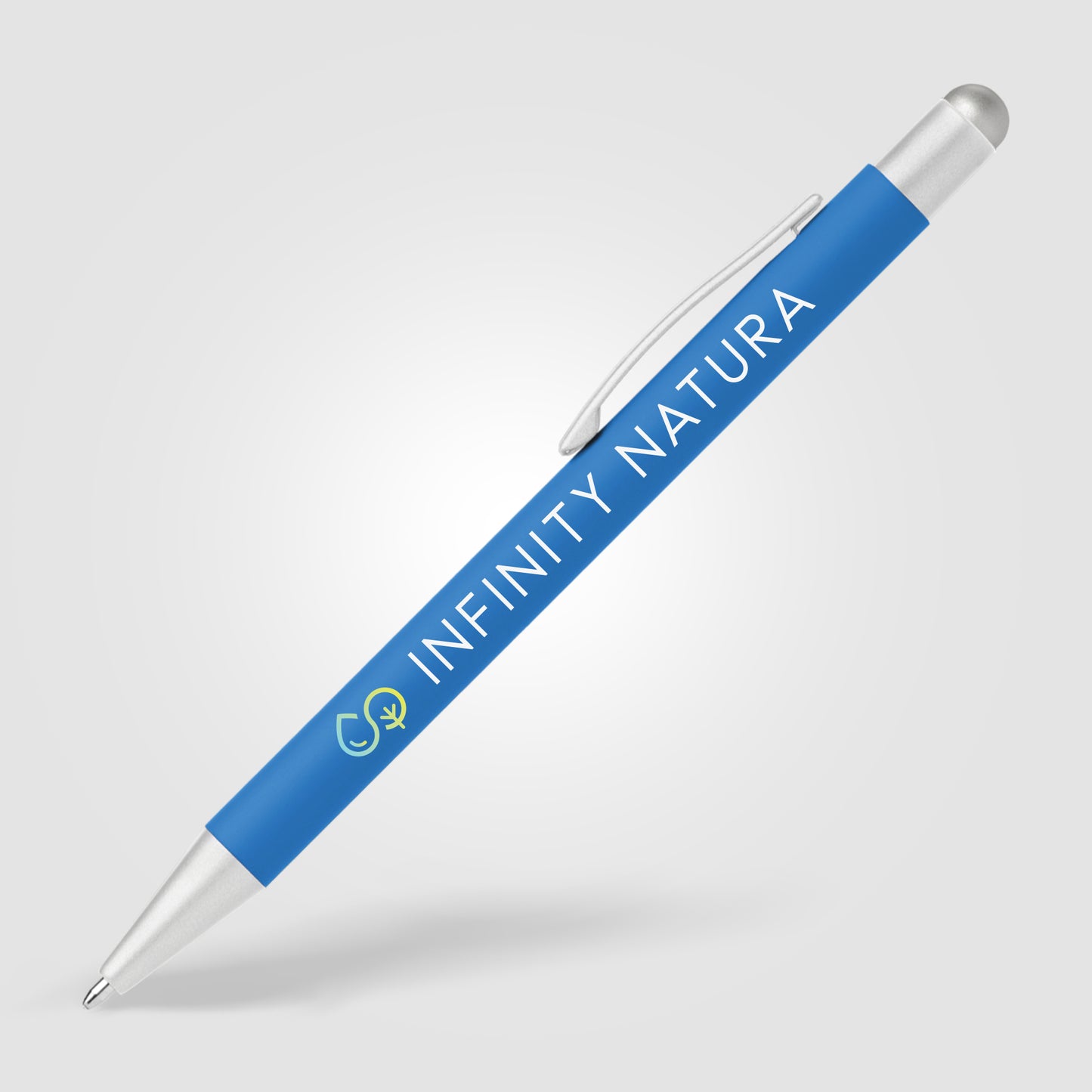 Light Blue (Barrel) Bowie Softy Satin with Stylus