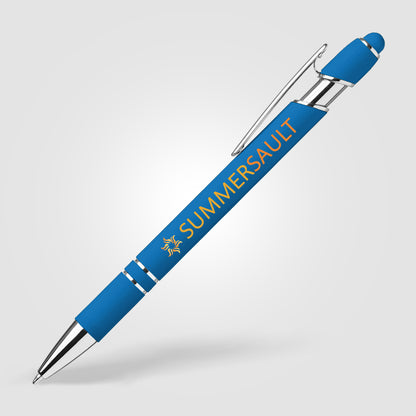 Light Blue (Barrel) Ellipse Softy Brights Gel Pen w/Stylus