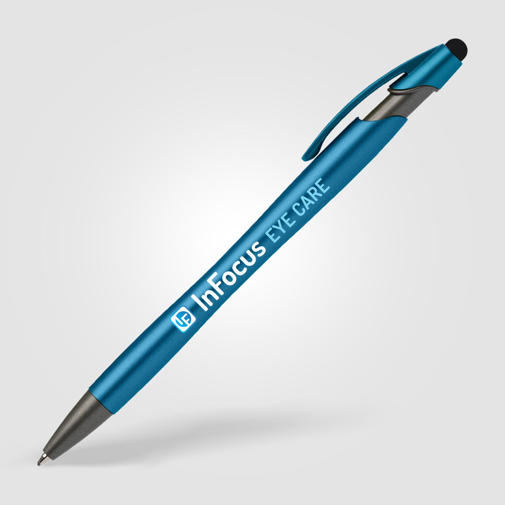 Light Blue (Barrel) La Jolla Gunmetal with Stylus