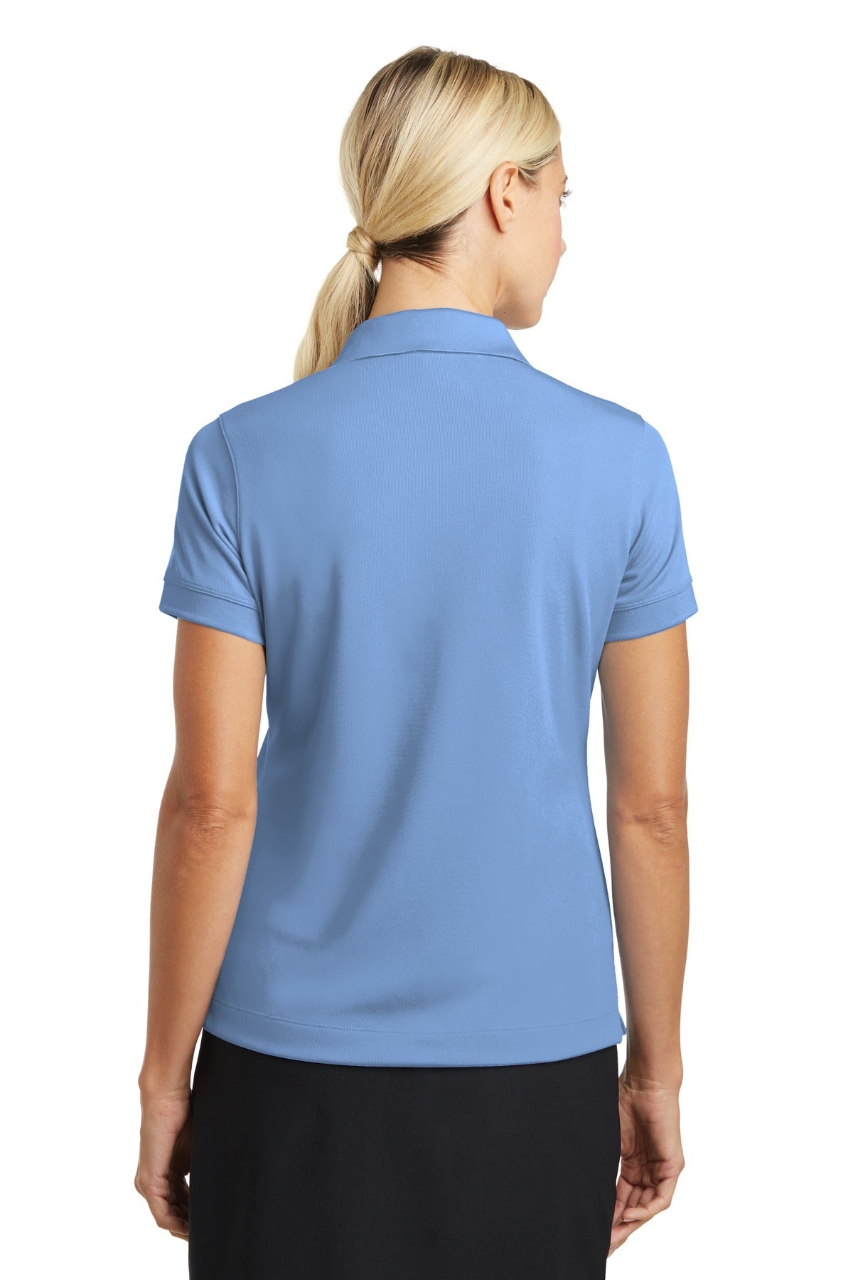 Light Blue Nike Women's Dri-FIT Classic Polo. 286772
