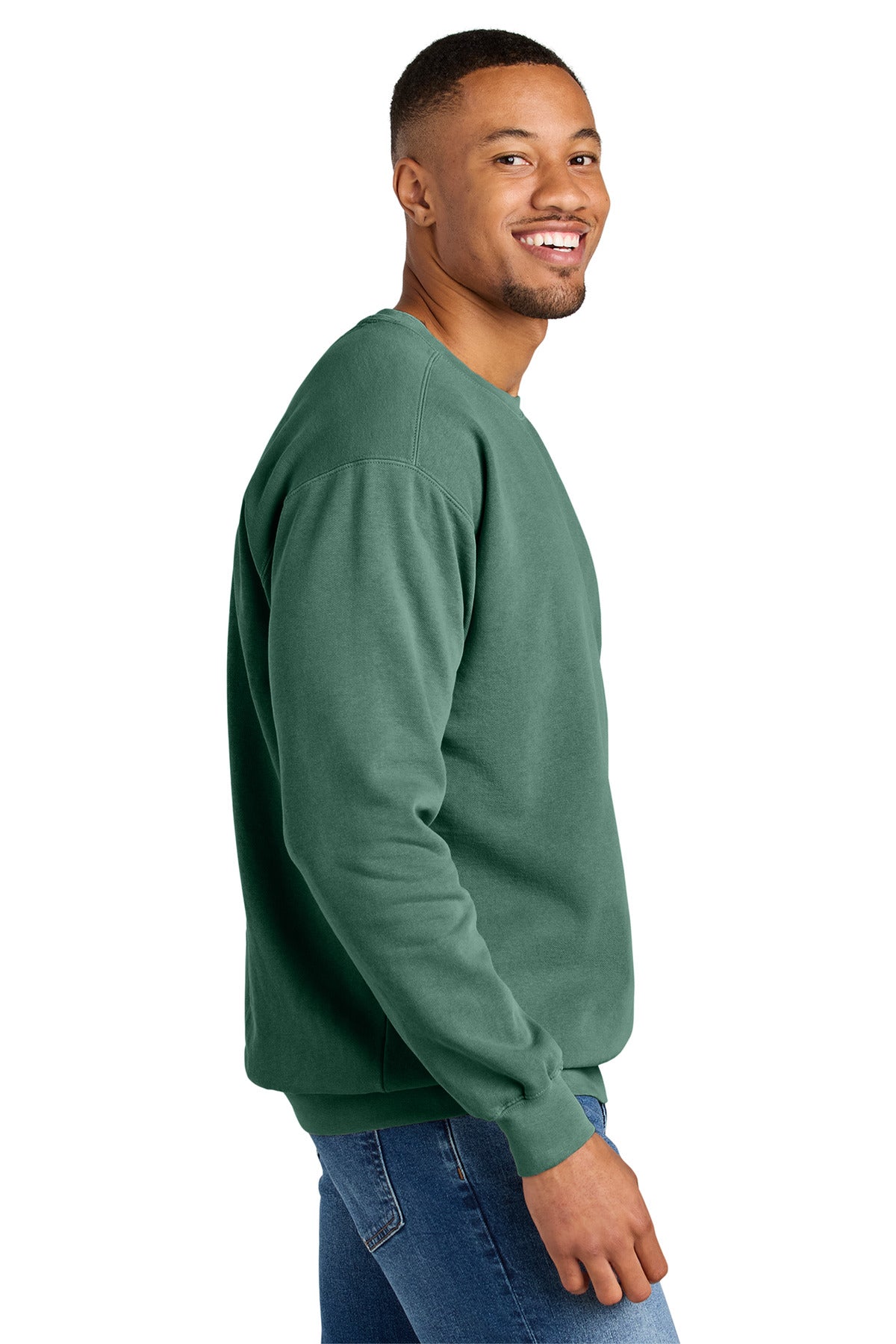 LightGreen COMFORT COLORS Ring Spun Crewneck Sweatshirt. 1566