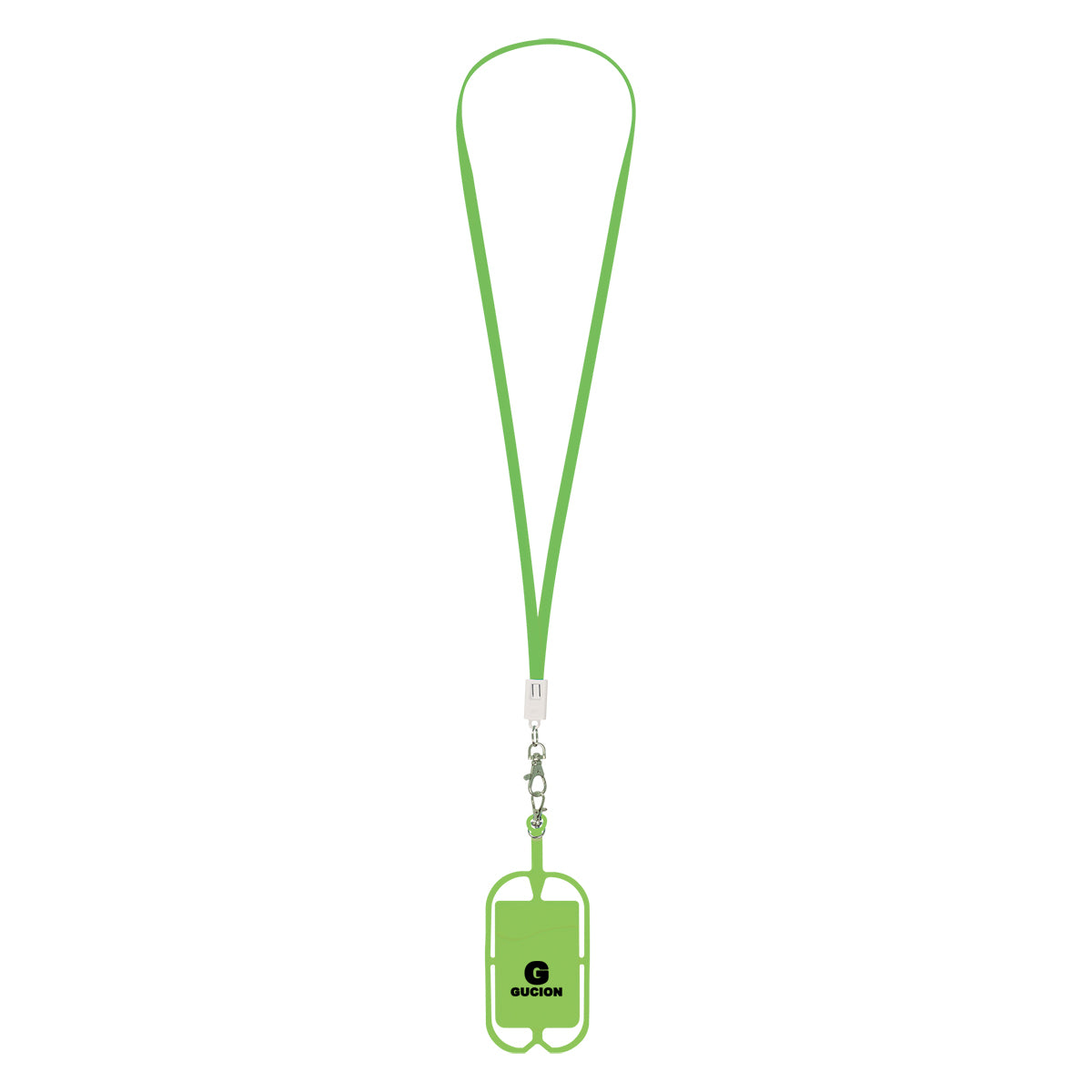 LIME 2-In-1 Charging Cable Lanyard With Phone Holder & Wallet  grouped