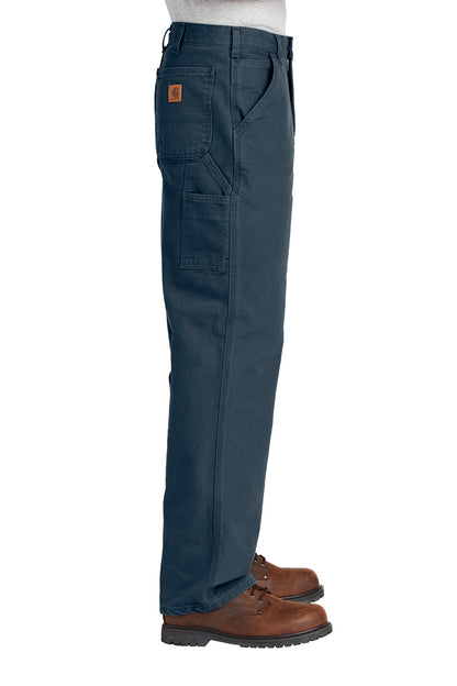 Midnight Carhartt Washed-Duck Work Dungaree. CTB11