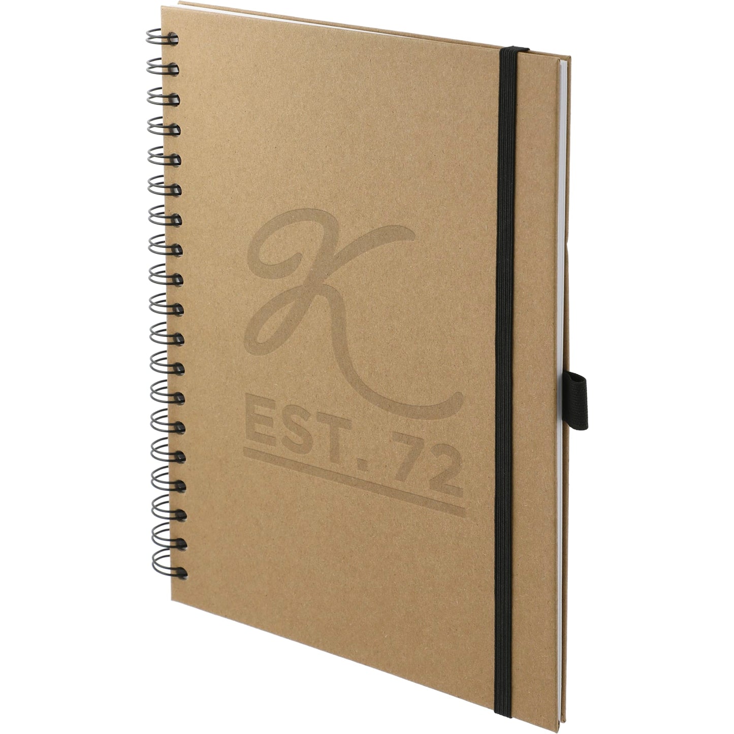 Natural 7" x 10" FSC® Mix Large Spiral Journal