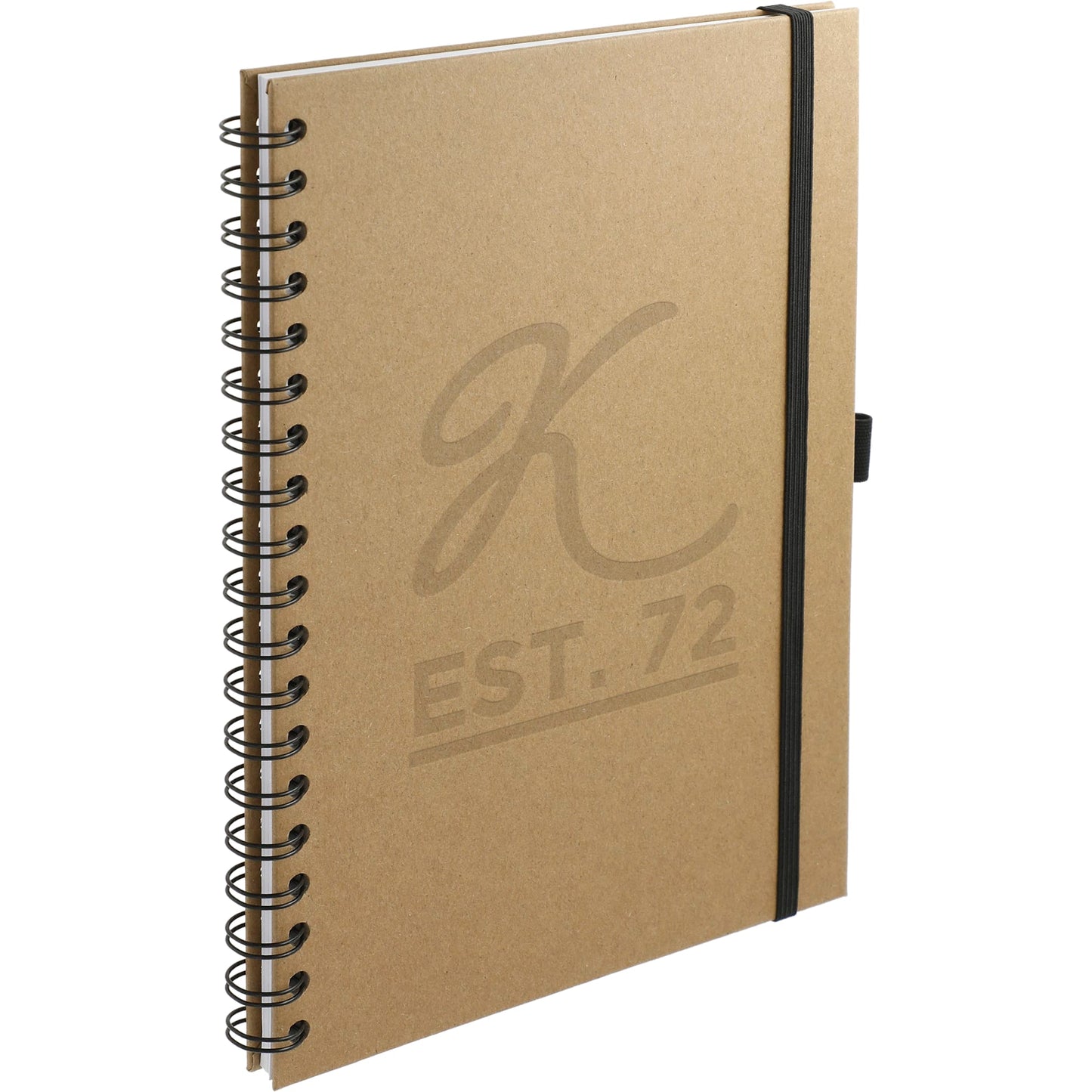 Natural 7" x 10" FSC® Mix Large Spiral Journal