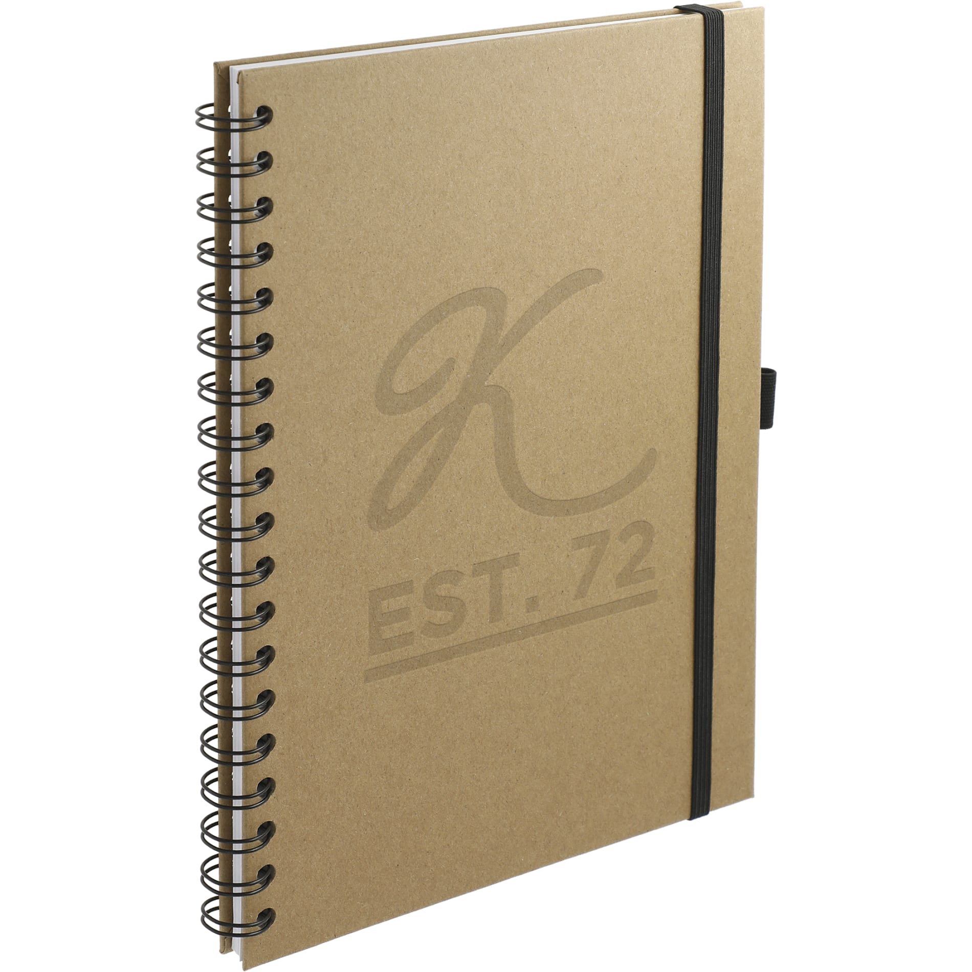 Natural 7" x 10" FSC® Mix Large Spiral Journal