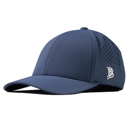 NAVY BLUE Branded Bills Bare Curved Performance Cap plain grouped