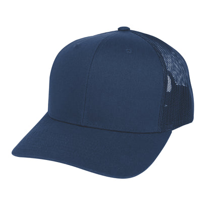 NAVY BLUE YP Classics Retro Trucker Cap plain grouped