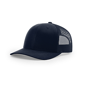 NAVY Richardson 112+ R-Flex Adjustable Trucker Cap