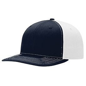 NAVY/WHITE Richardson Twill Back Trucker Cap