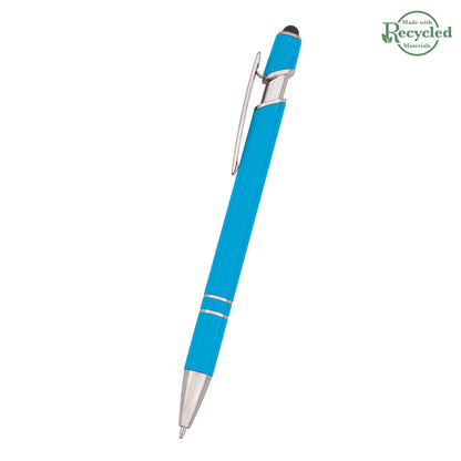 NEON BLUE ROSLIN INCLINE STYLUS PEN plain grouped