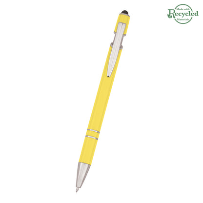 NEON YELLOW ROSLIN INCLINE STYLUS PEN plain grouped