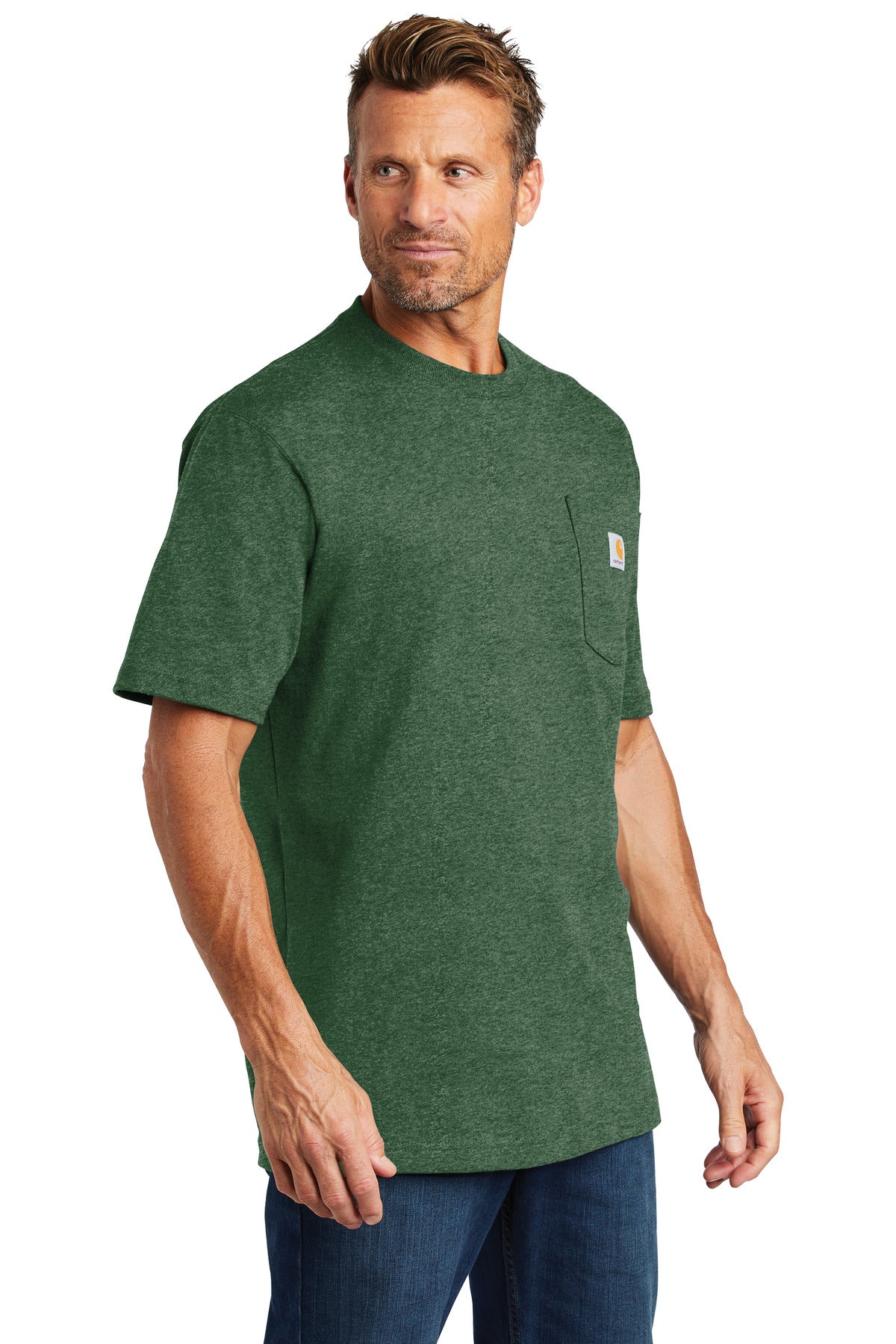 NthWoodsHt Carhartt Workwear Pocket Short Sleeve T-Shirt. CTK87