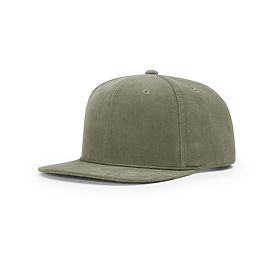OLIVE Richardson Timberline Solid Corduroy Cap