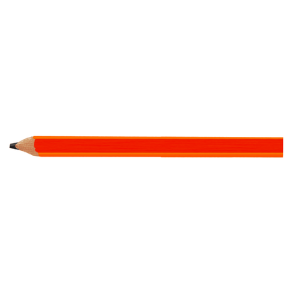Orange (Barrel) Carpenter Pencil plain