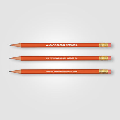 Orange (Barrel) Hex Pencil