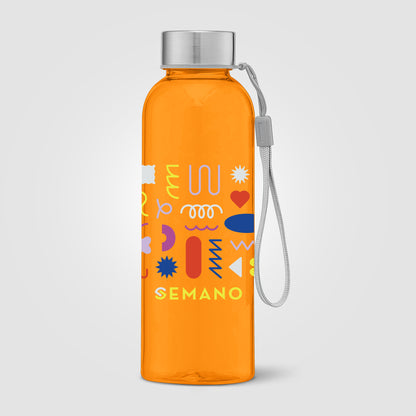 Orange (Product) Skye - 17 oz. RPET Water Bottle with Wrist Strap