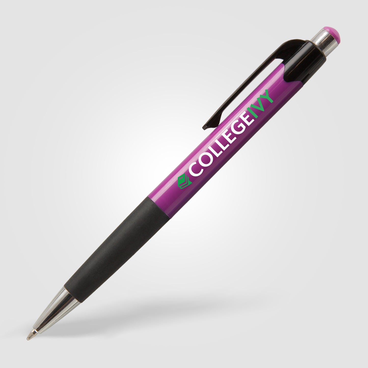 Purple (Barrel) Smoothy Plastic Solid Pen