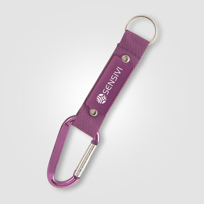 Purple (Product) Strap Happy Carabiner Keychain