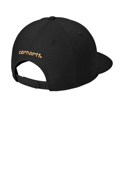 Rear View of Black Carhartt Ashland Cap. CT106665