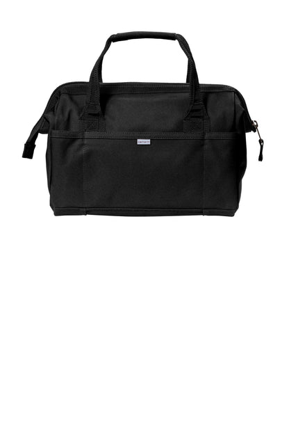 Rear View of Black Carhartt Foundry Series 14" Tool Bag. CT89240105