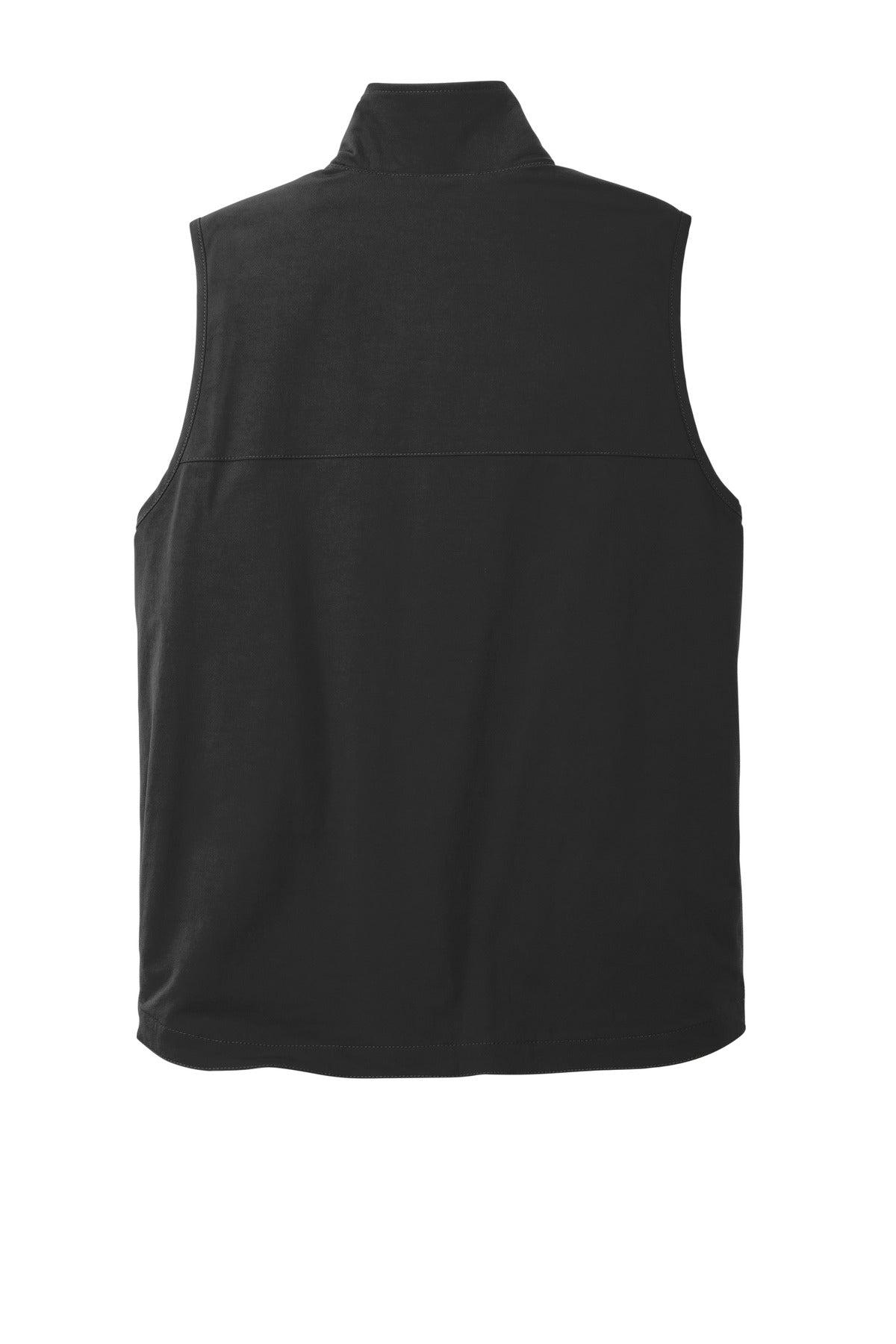 Rear View of Black Carhartt Super Dux Soft Shell Vest CT105535