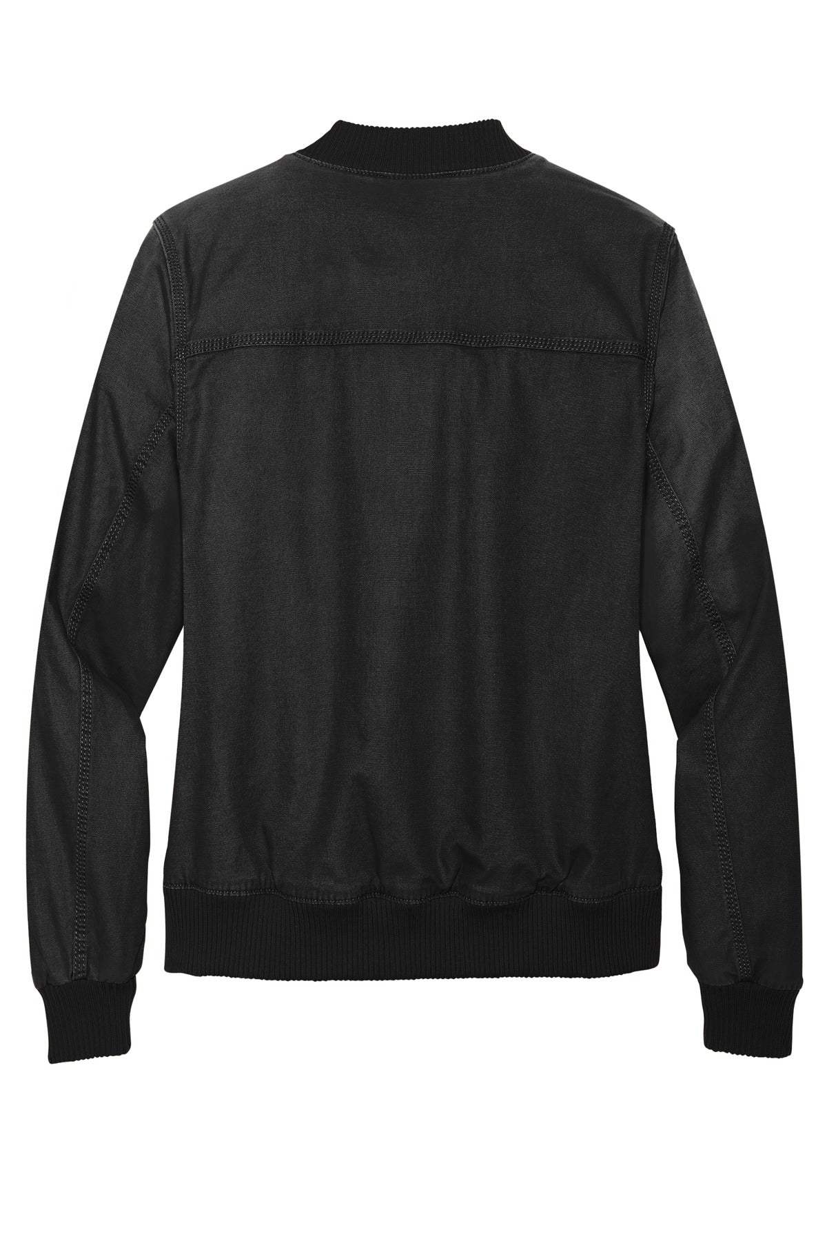 Rear View of Black Carhartt Women's Rugged Flex Crawford Jacket CT102524