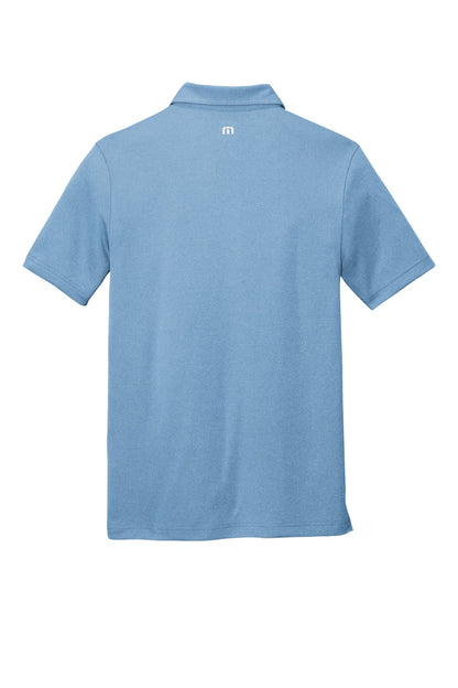 Rear View of BrillBluHt TravisMathew Coto Performance Polo. TM1MU410