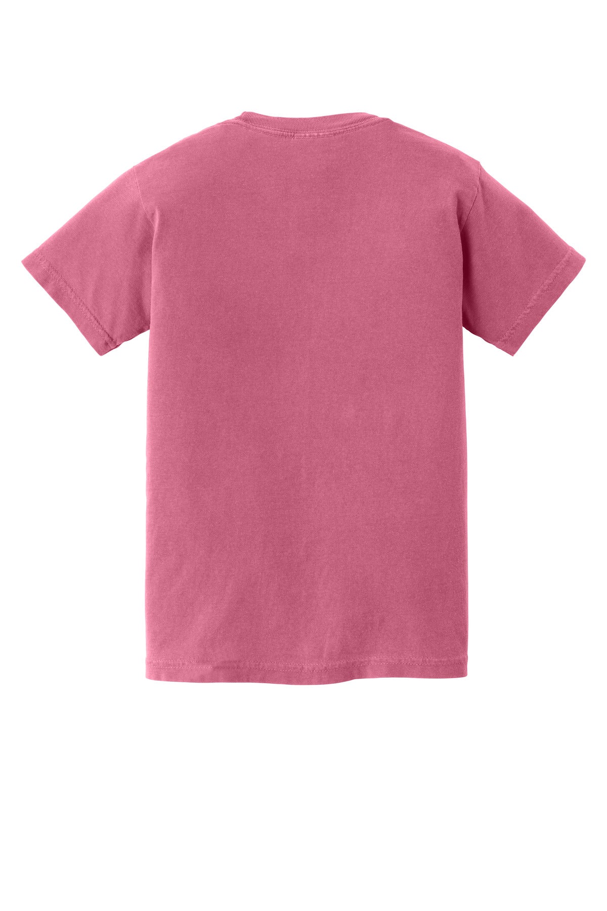Rear View of Crunchberry COMFORT COLORS Youth Heavyweight Ring Spun Tee. 9018