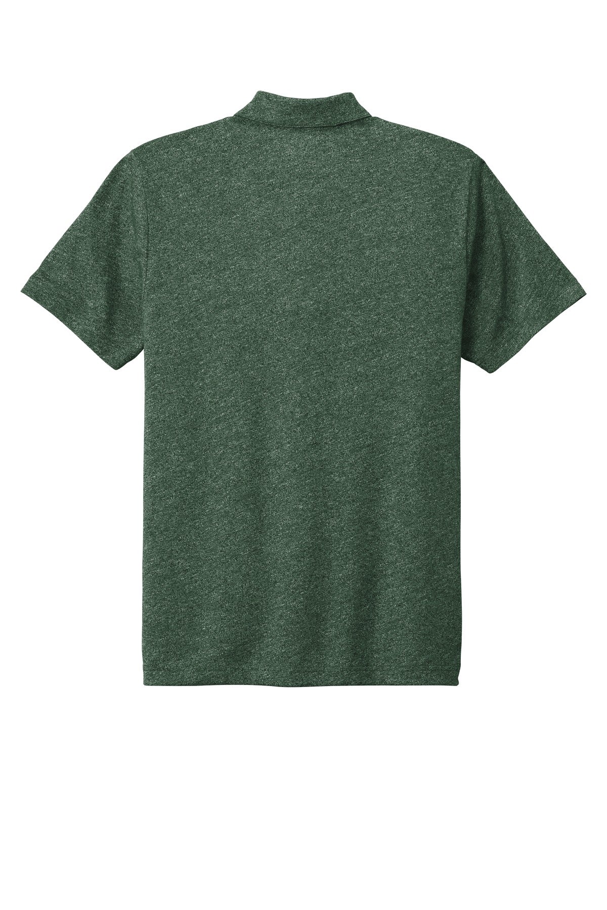 Rear View of Dk Green Twist New Era Slub Twist Polo NEA301
