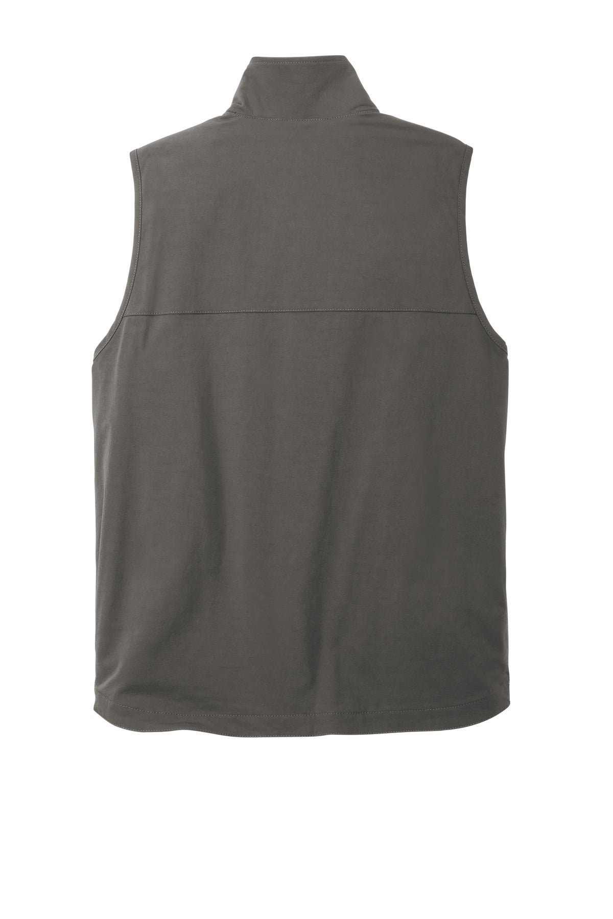 Rear View of Gravel Carhartt Super Dux Soft Shell Vest CT105535