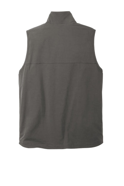 Rear View of Gravel Carhartt Super Dux Soft Shell Vest CT105535