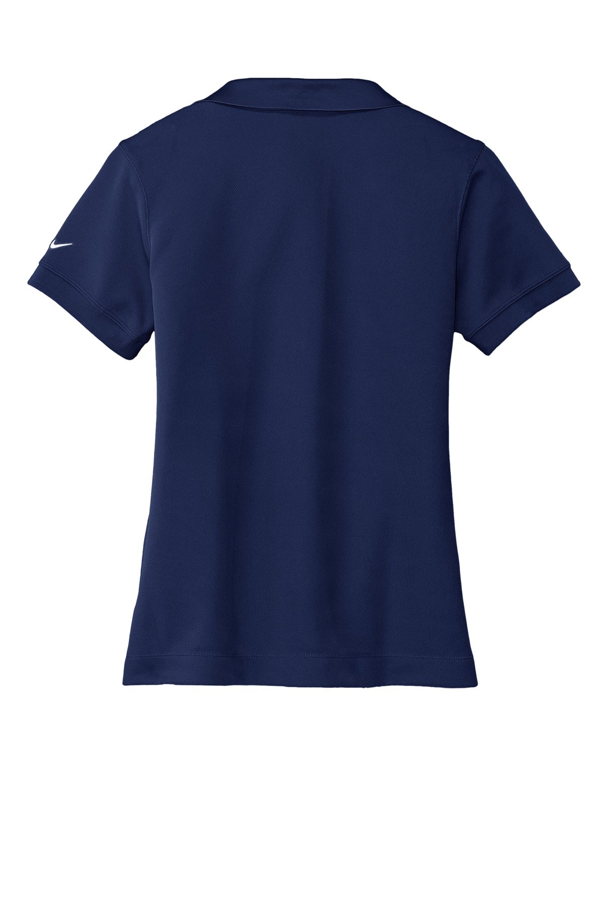 Rear View of Midnight Navy Nike Women's Dri-FIT Classic Polo. 286772