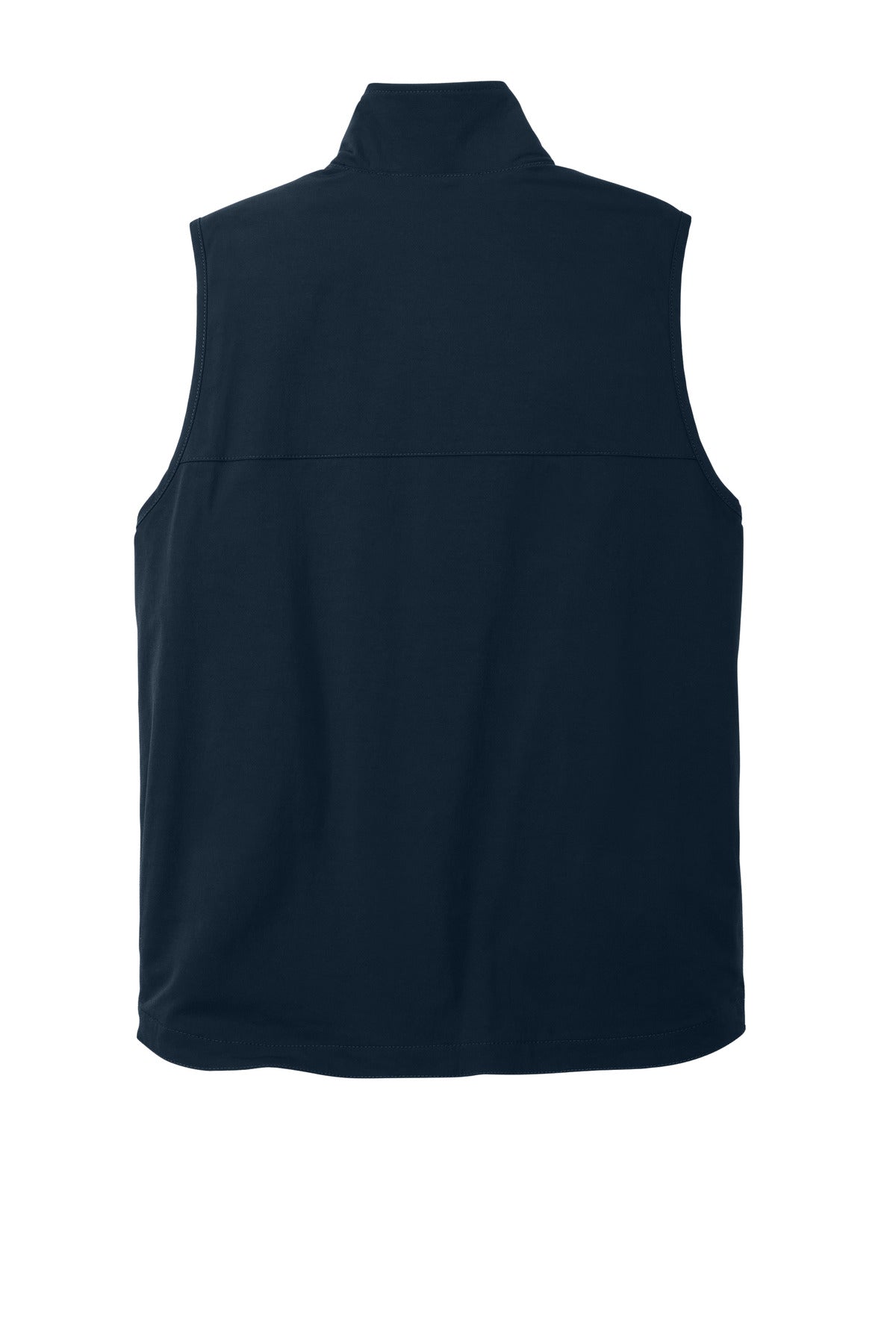 Rear View of Navy Carhartt Super Dux Soft Shell Vest CT105535