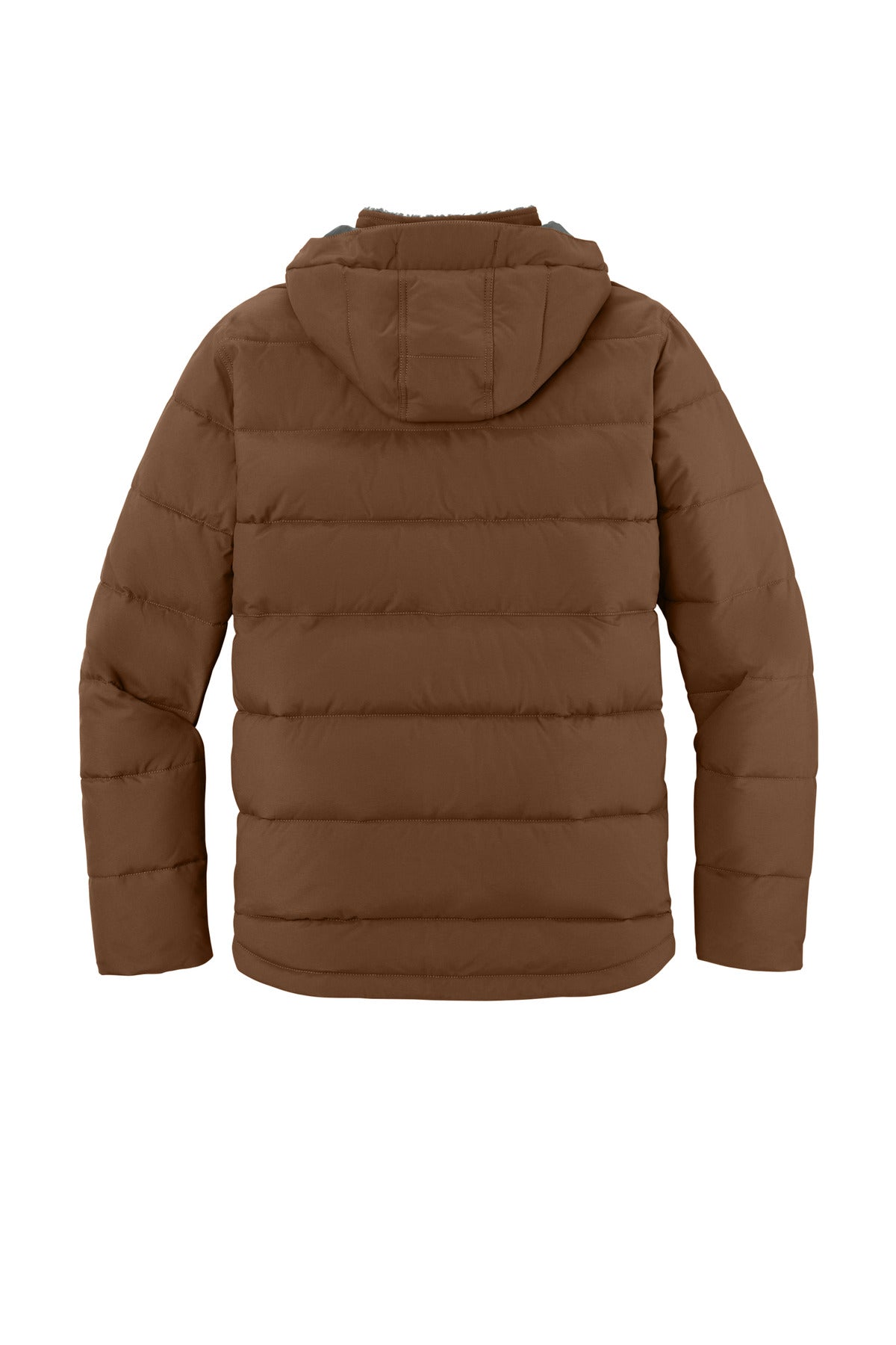 Rear View of RedDuckBrn Carhartt Montana Insulated Hooded Jacket CT107082