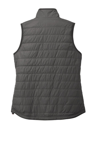 Rear View of ShadowGrey Carhartt Women's Gilliam Vest CT104315