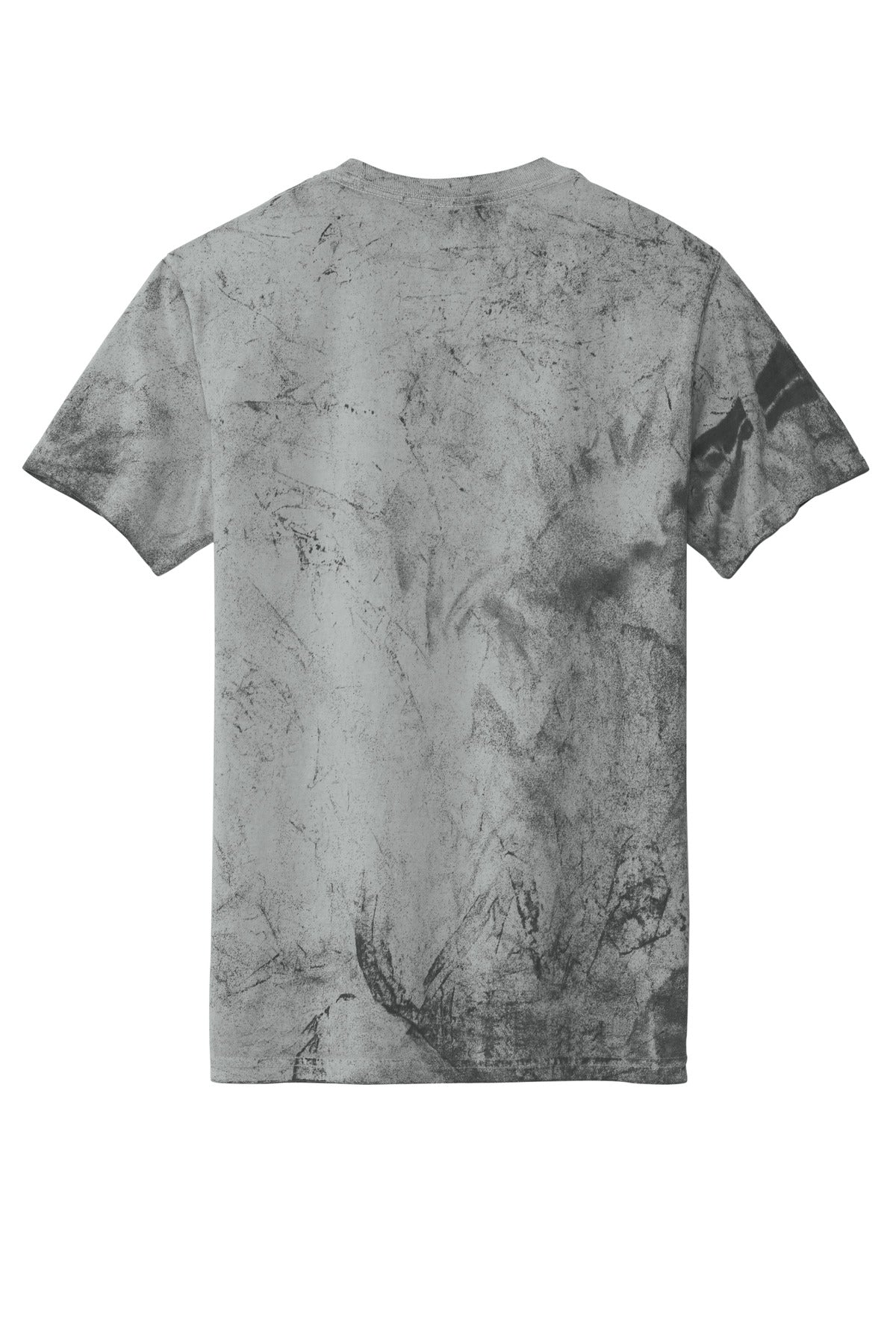 Rear View of Smoke Comfort Colors Heavyweight Color Blast Tee 1745