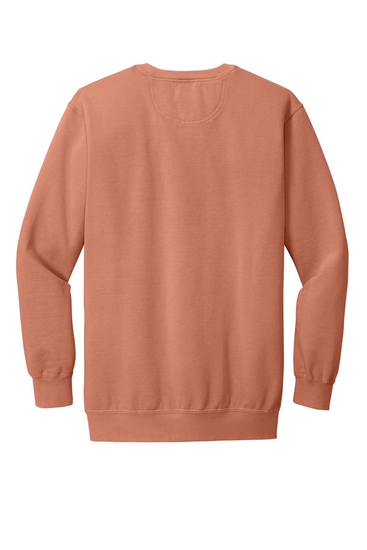 Rear View of Terracotta COMFORT COLORS Ring Spun Crewneck Sweatshirt. 1566