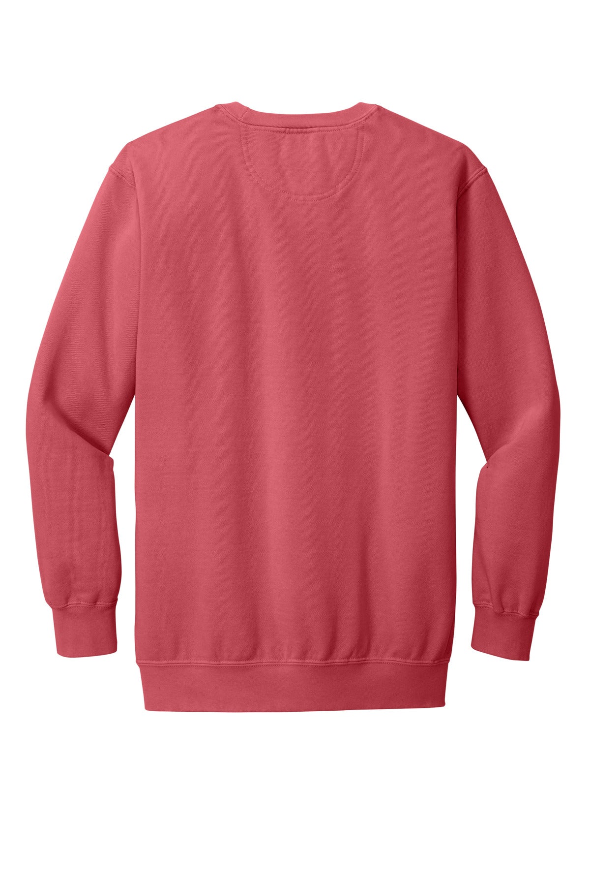 Rear View of Watermelon COMFORT COLORS Ring Spun Crewneck Sweatshirt. 1566