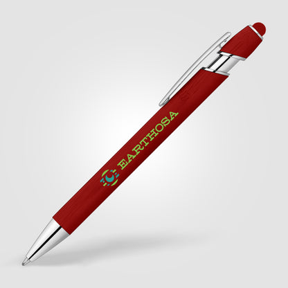 Red (Barrel) Ellipse Bamboo Stylus Pen