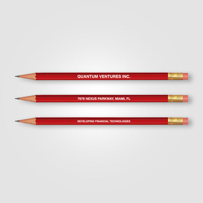 Red (Barrel) Hex Pencil