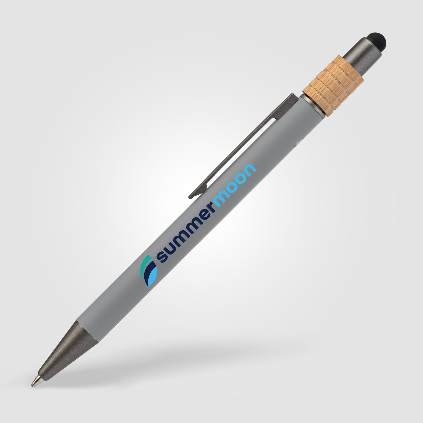Red (Barrel) Reborn Spinner Recycled Aluminum Pen w/ Stylus