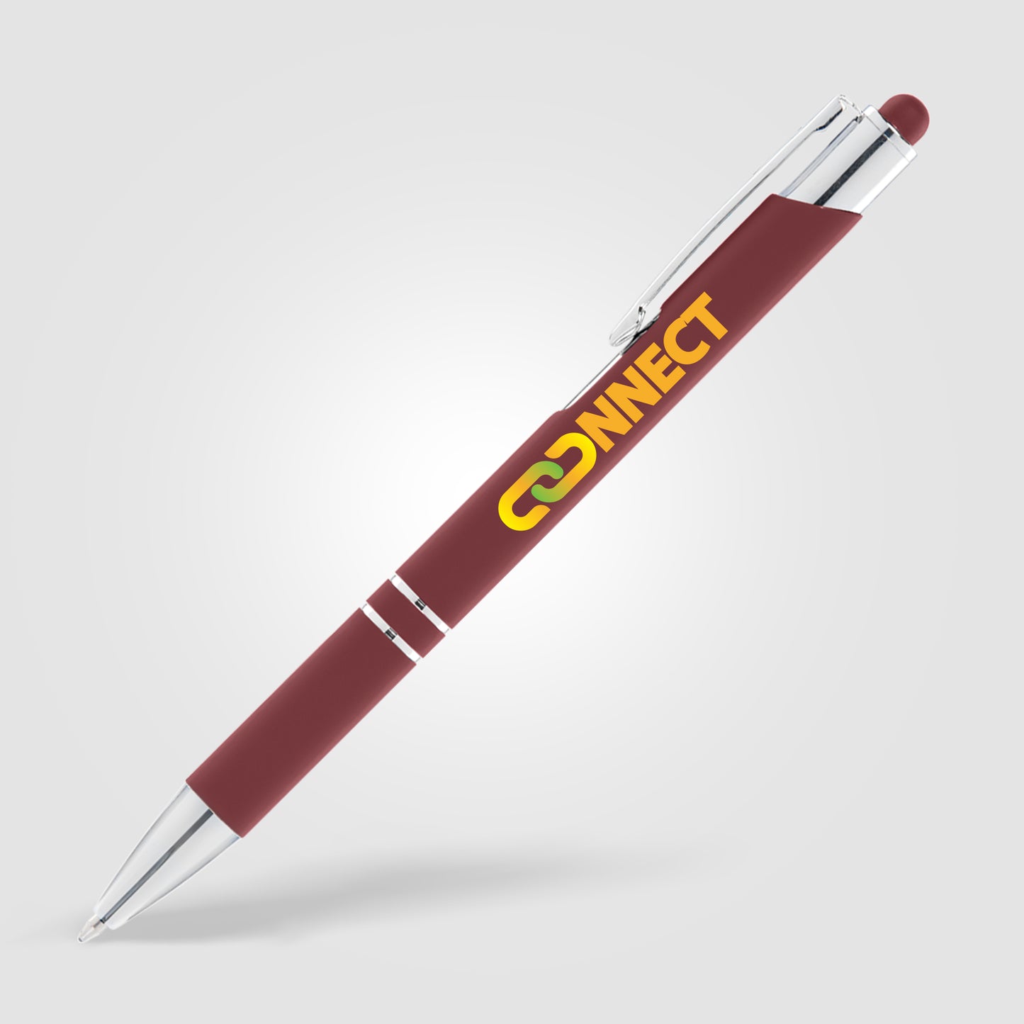 Red (Barrel) Tres-Chic Softy w/ Stylus Top