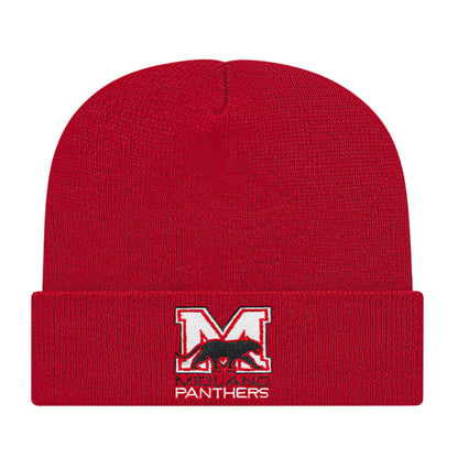 Red Cap America Knit Cap with Cuff