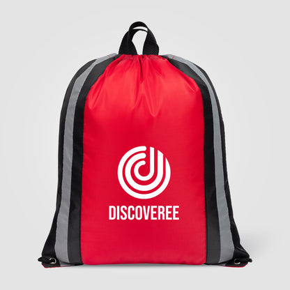 Red (Product) Klondike - Drawstring Backpack - 210D Polyester