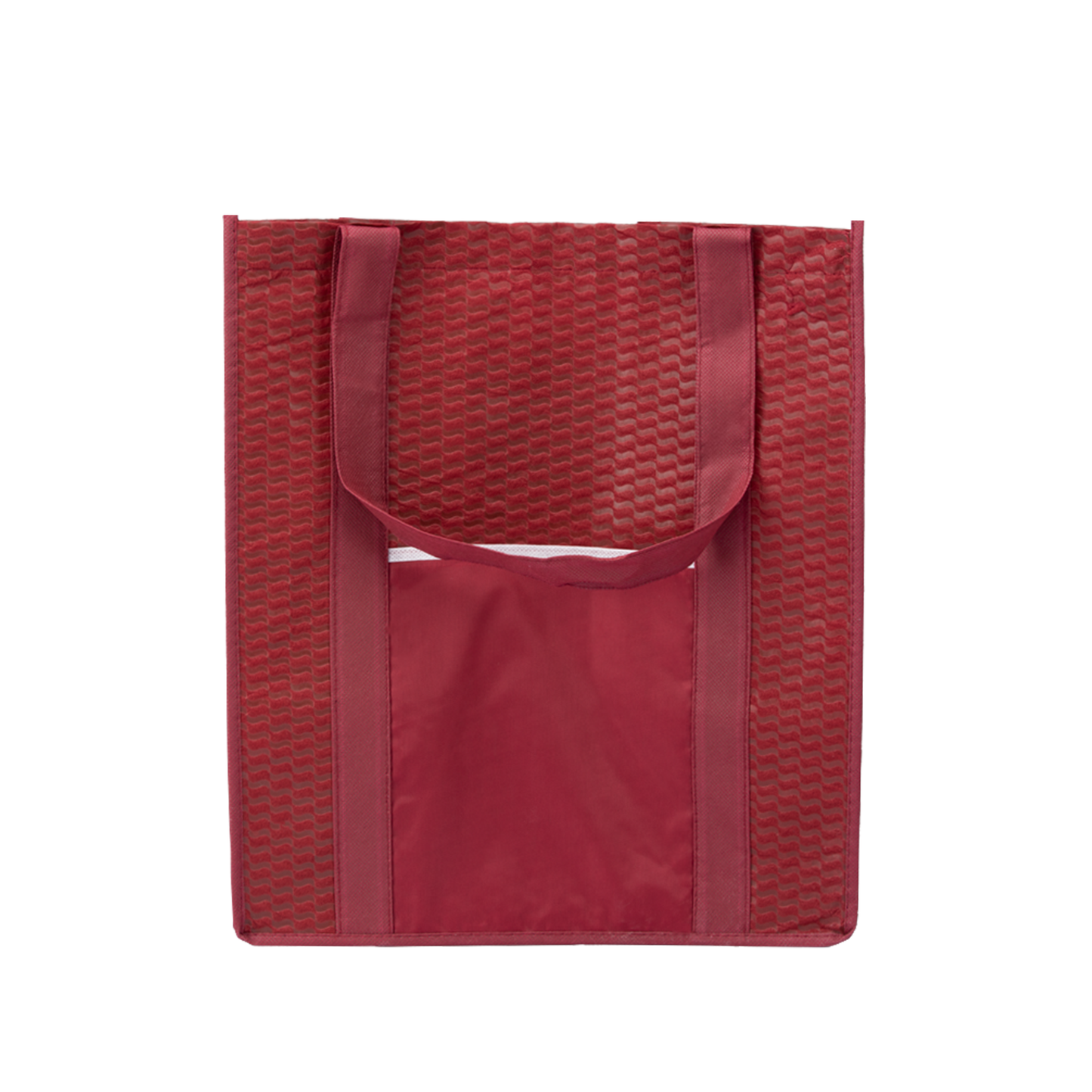 Red (Product) North Park Deluxe - Non-Woven Shopping Tote Bag plain