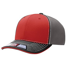 RED/CHARCOAL/BLACK Richardson Pulse Sportmesh R-Flex